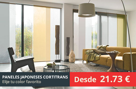 Paneles japoneses combinados a medida Cortinadecor